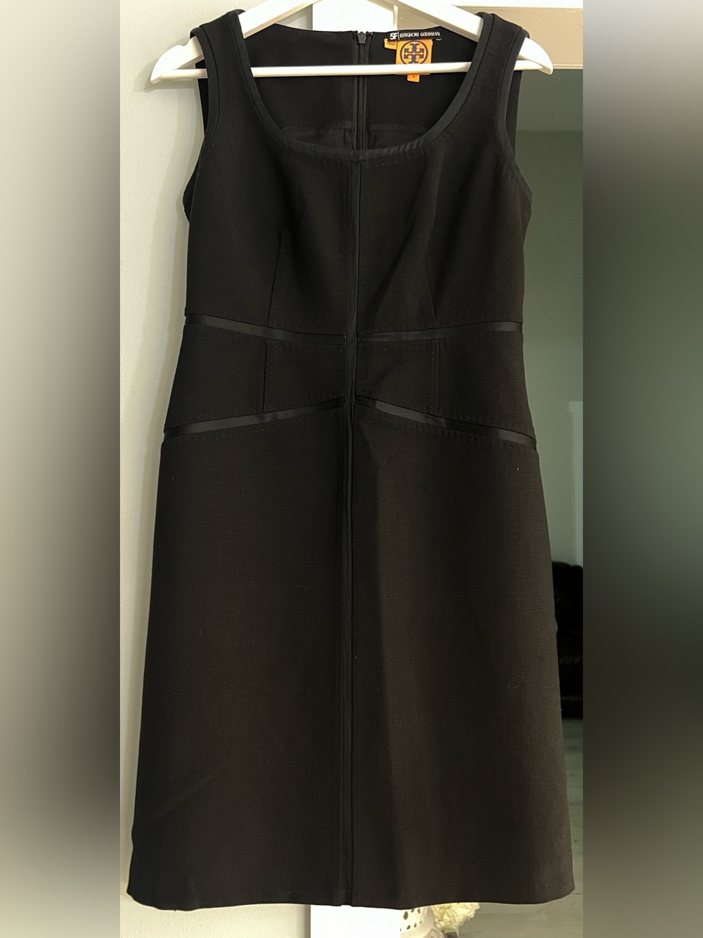Tory Burch for Bergdorf Goodman Black Sheath Dress - Size 4